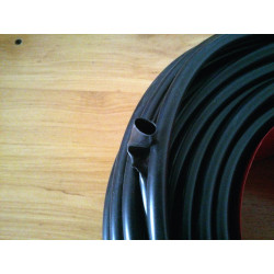 Macarrón negro para cables. Ø 8mm.