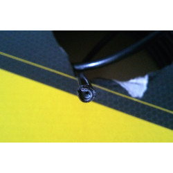 Rolled steel cable sheath for accelerator. Black. Ø 5mm. With Teflon.