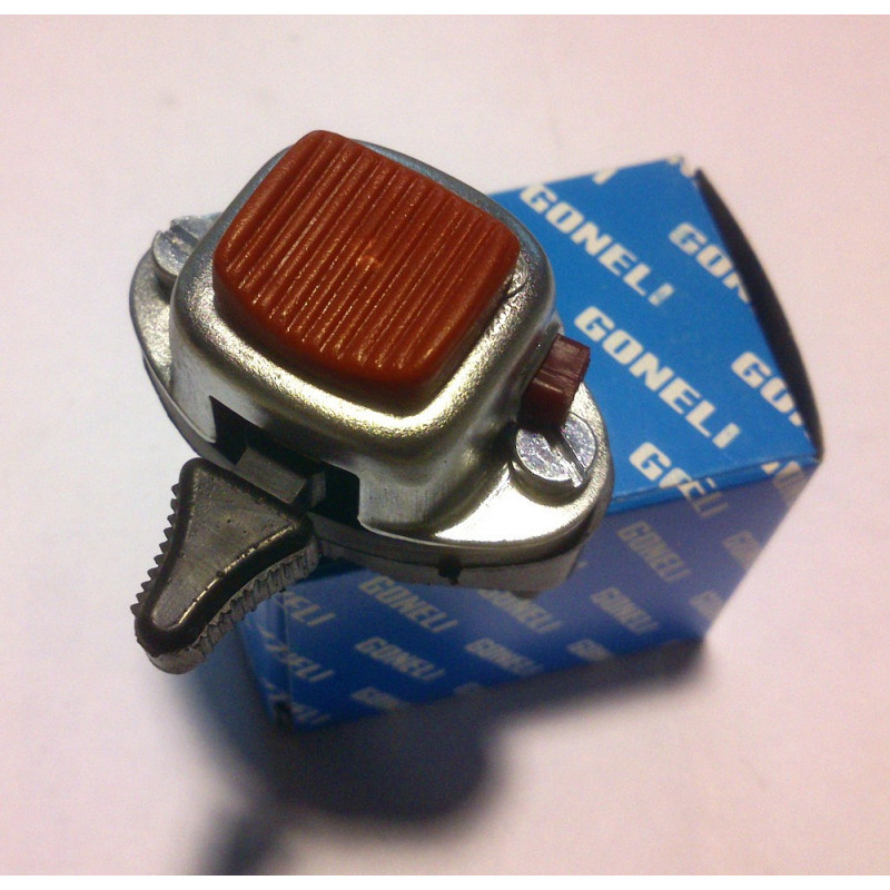 Light switch with stop button.