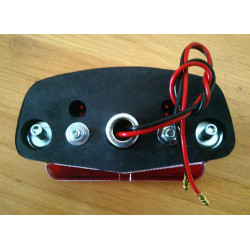 Rear light with logotype for Bultaco.