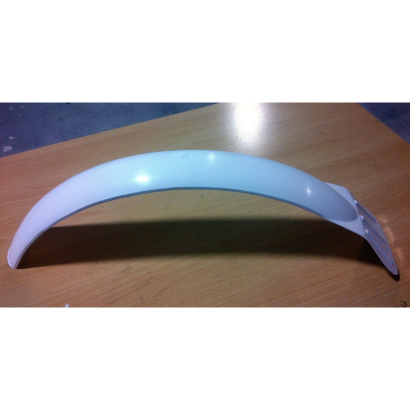 White front fender trial.