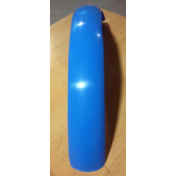 Blue front fender trial.