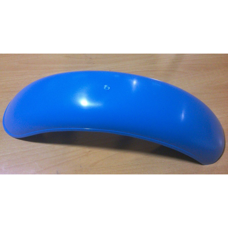 Guardabarros trasero trial color azul.