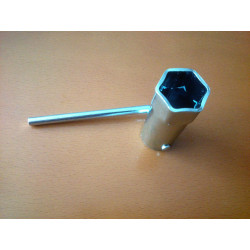 Llave de bujías universal plegable.