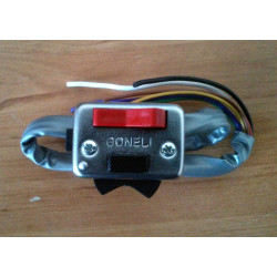 Llave de luces tapa cromada con instalación.