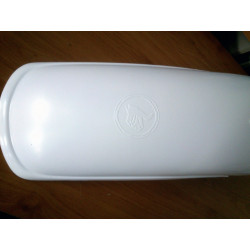 Guardabarros trasero cross color blanco.