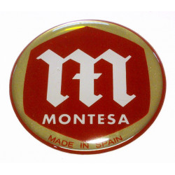 Thick tank badges for Montesa.