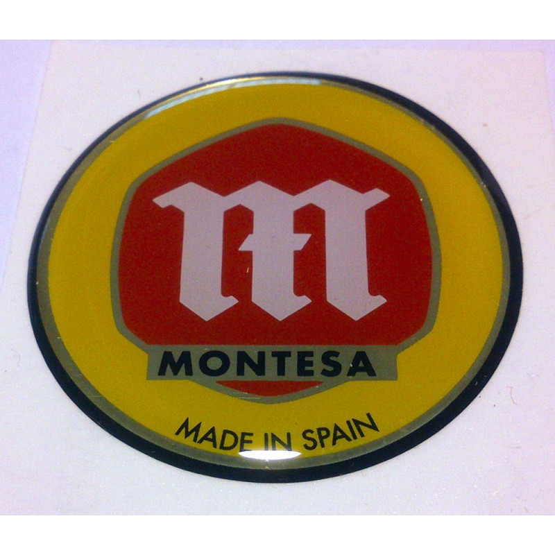 Thick tank badges for Montesa Cota 25.