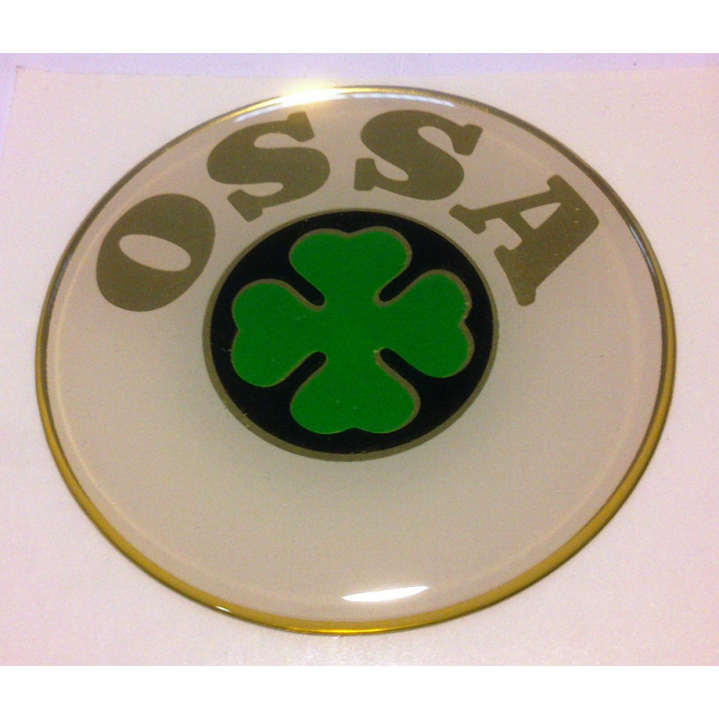 Thick tank badges for Ossa.