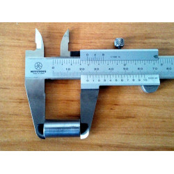 Casquillo de acero para estribera Bultaco.