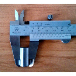 Casquillo de acero para estribera Bultaco.