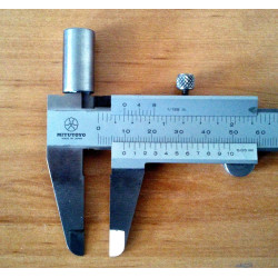 Casquillo de acero para estribera Bultaco.