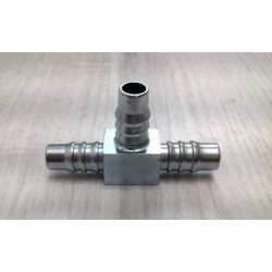 T-type connector for petrol pipe.