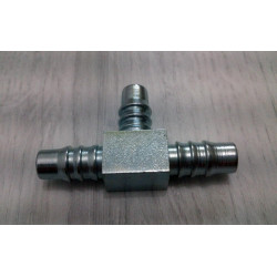 T-type connector for petrol pipe.