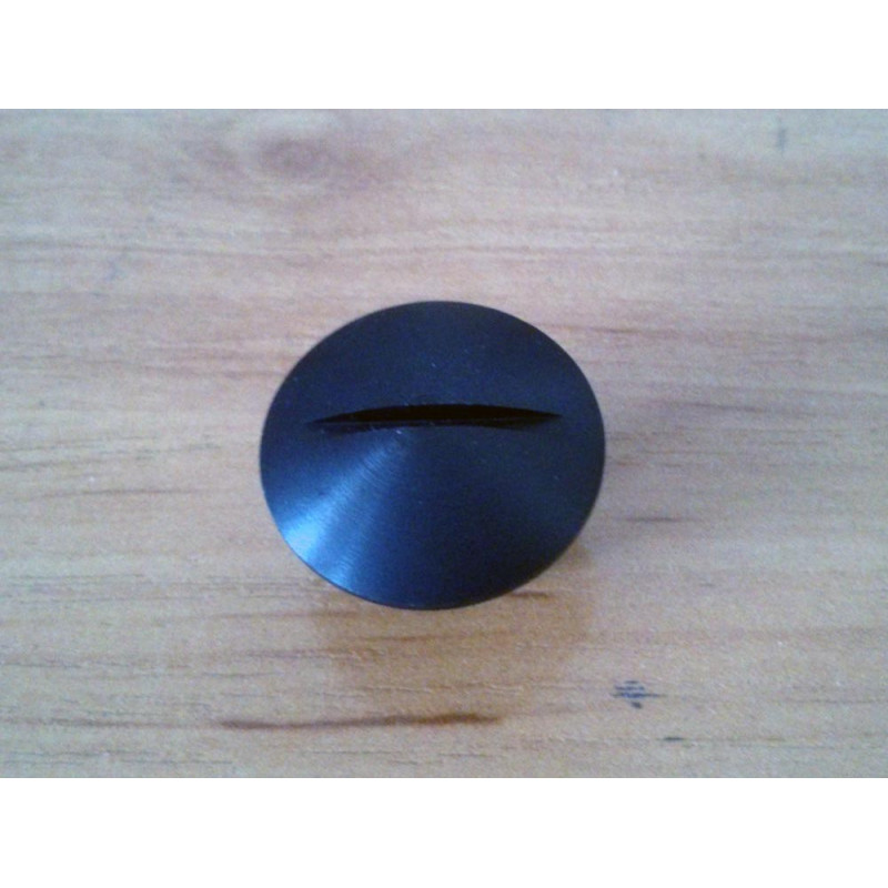 Aluminum oil filler cap Bultaco. Black.