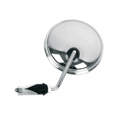 Rearview mirror chrome. Bar-end fitting. Ø105 mm
