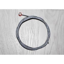 Cable de acero embrague y freno cabeza roja.