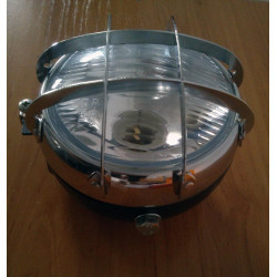 Headlight with chrome grille suitable for Bultaco Sherpa - Lobito - Alpina - Matador.