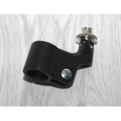 Soporte maneta tipo Amal derecho. Negro.