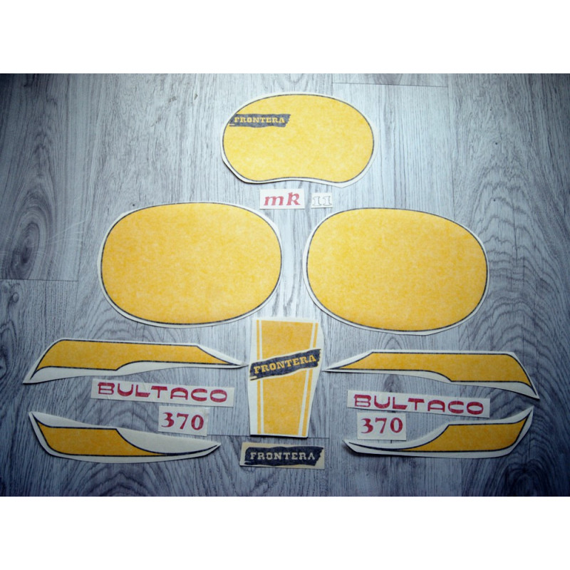 Juego adhesivos Bultaco Frontera 370 MK 11.