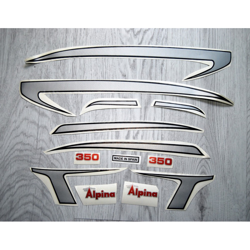 Juego adhesivos Bultaco Alpina 350. Mod 188.