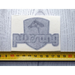 Bultaco Pursang silver adhesive.