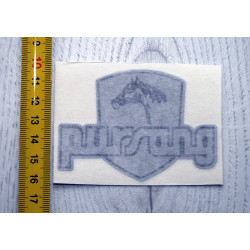 Bultaco Pursang silver adhesive.