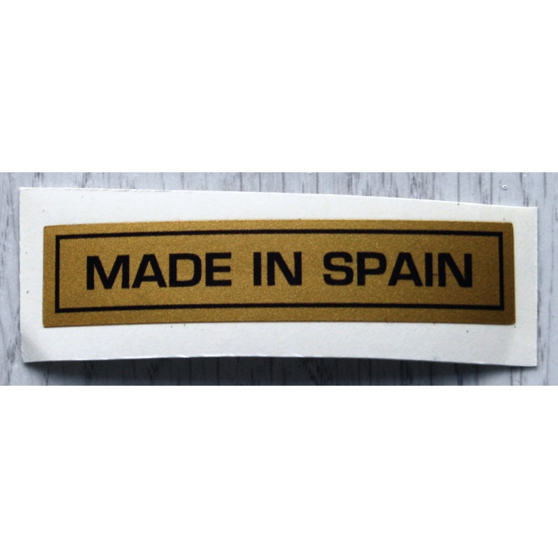 Adhesivos Montesa depósito oro. 