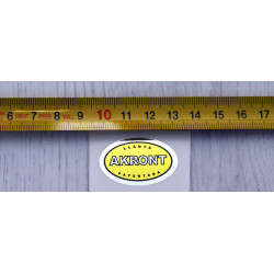 Adhesivos Akront amarillo.