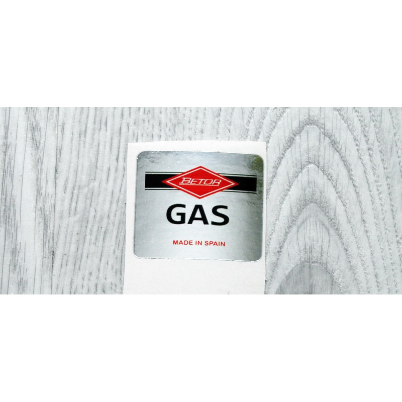 Betor Gas chrome adhesive.