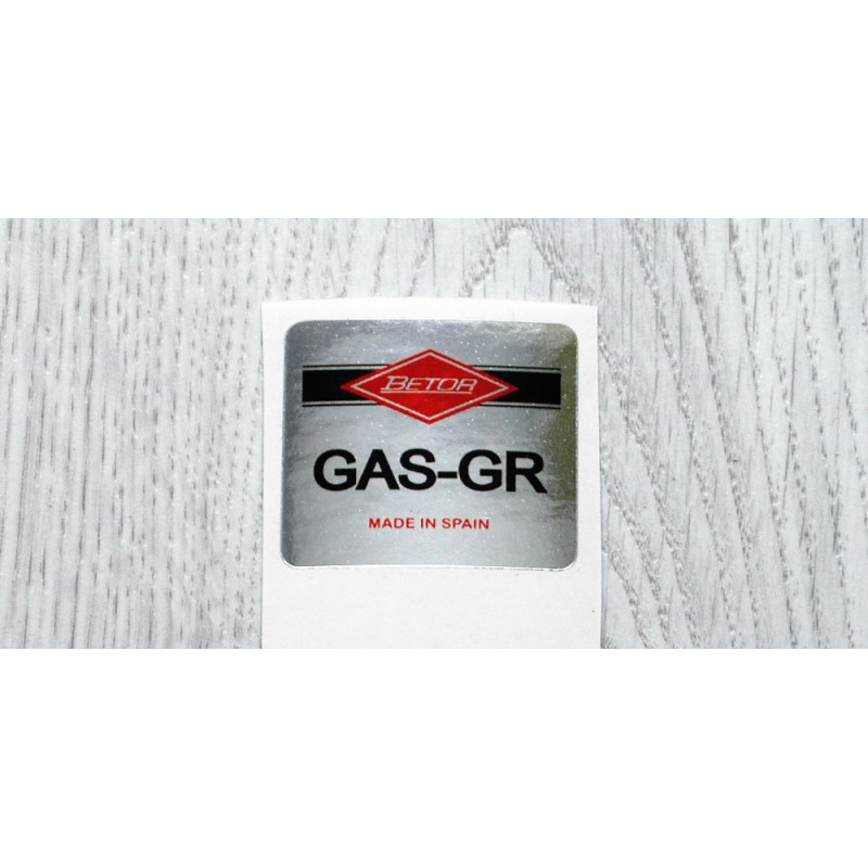 Betor Gas-GR chrome adhesive.