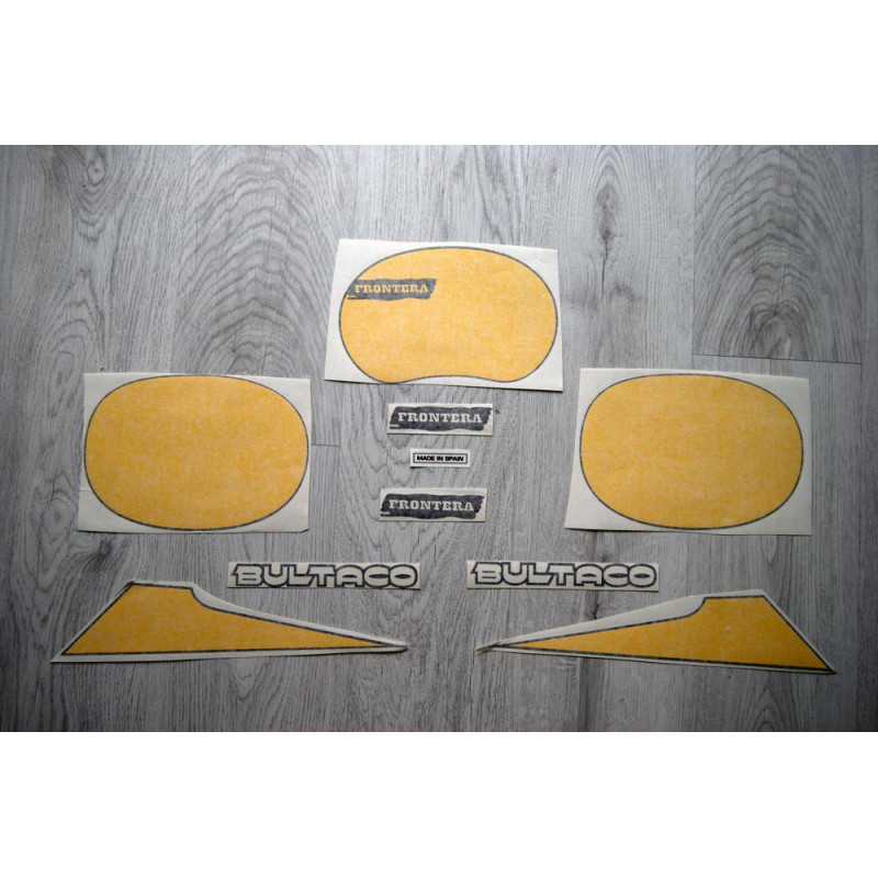 Adhesives Bultaco Frontera 74 Roja set.