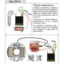 Ruptor electrónico para sustitución de platinos y condensador.