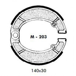 Brake shoes Bultaco Matador - Pursang - Lobito - Old Sherpa.