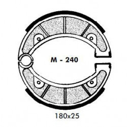 Montesa Impala brake shoes.