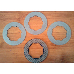 Ferodo clutch disks with old Bultaco.