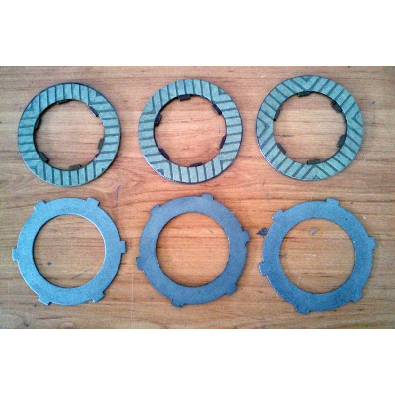 Clutch disks for Bultaco Chispa.