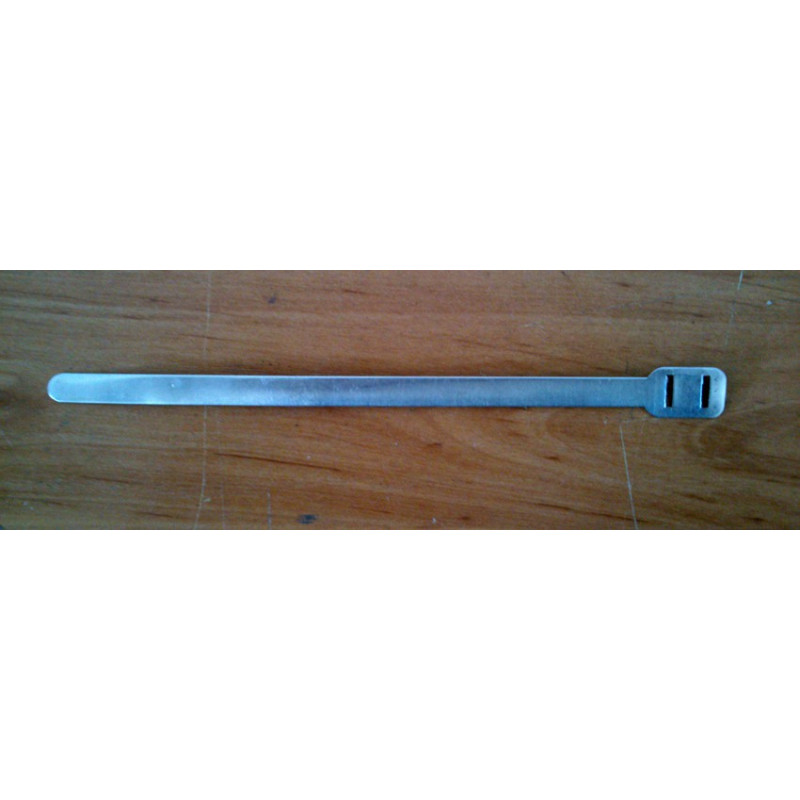 Aluminum clamp.