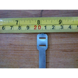 Aluminum clamp.
