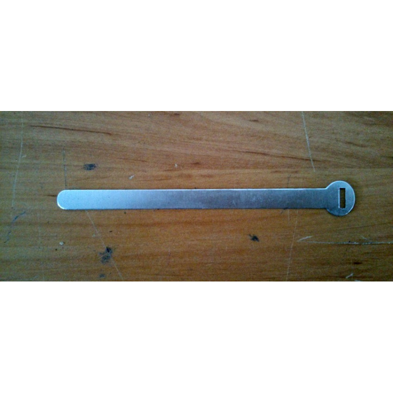Aluminum clamp.