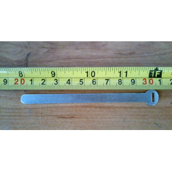 Abrazadera de aluminio.