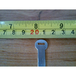Aluminum clamp.