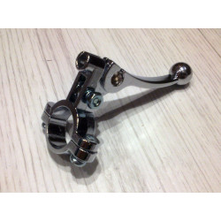 Chrome lever decompressor universal clamp.