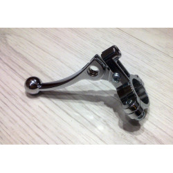 Chrome lever decompressor universal clamp.
