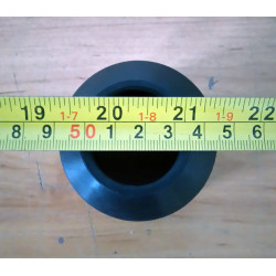 Guardapolvos liso barra horquilla Bultaco. 