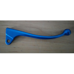 Amal right type blue anodized aluminum handle.