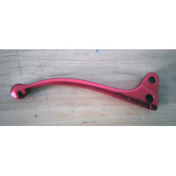 Maneta tipo Amal aluminio anodizado rojo derecha.