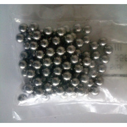 Highly precise steel ball. Ø 5,556 mm.