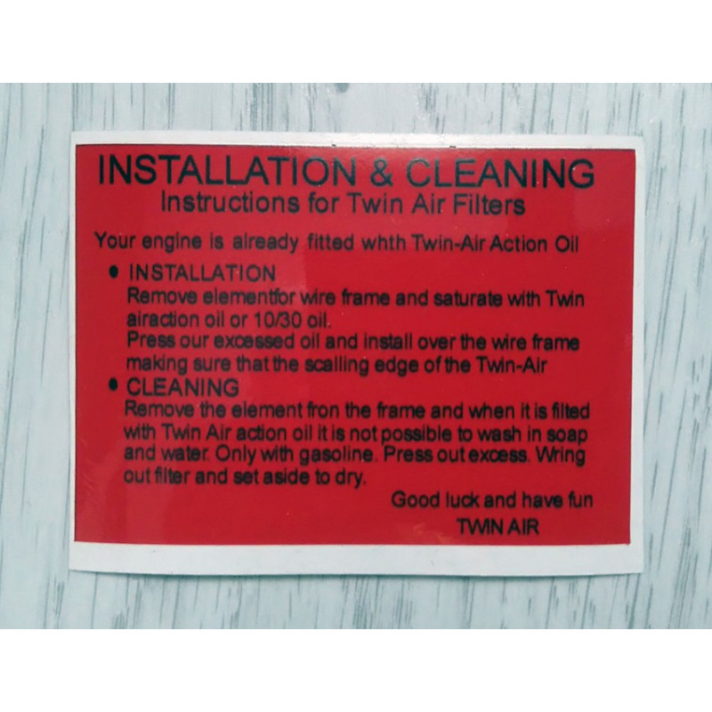 Adhesivo caja filtro Montesa Cota 348.