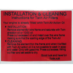 Adhesivo caja filtro Montesa Cota 348.